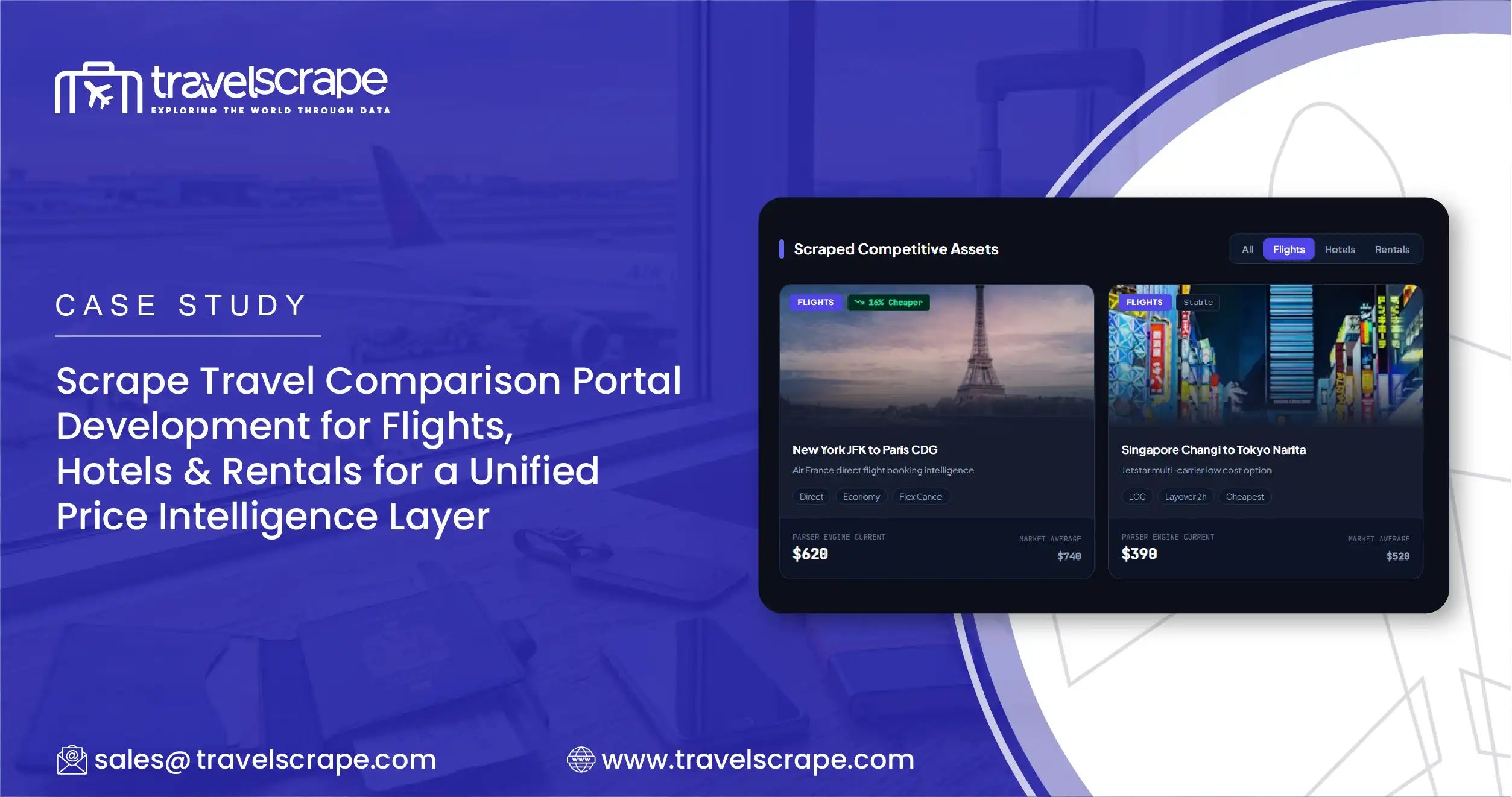 Scrape Travel Comparison Portal Development